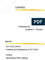 Alv Grid Control: Presented by Loveline P. Thomas