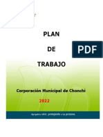 Plan de Trabajo Corporación de Chonchi 2022