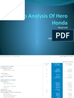 Ratio Analysis of Hero Honda