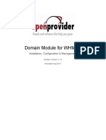 Openprovider for WHMCS Version 7.2