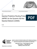 Nautical Predictive Routing Protocol (NPRP) For The Dynamic Ad-Hoc Nautical Network (DANN)