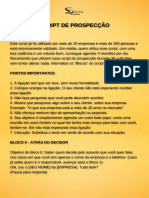 Script de Prospecção