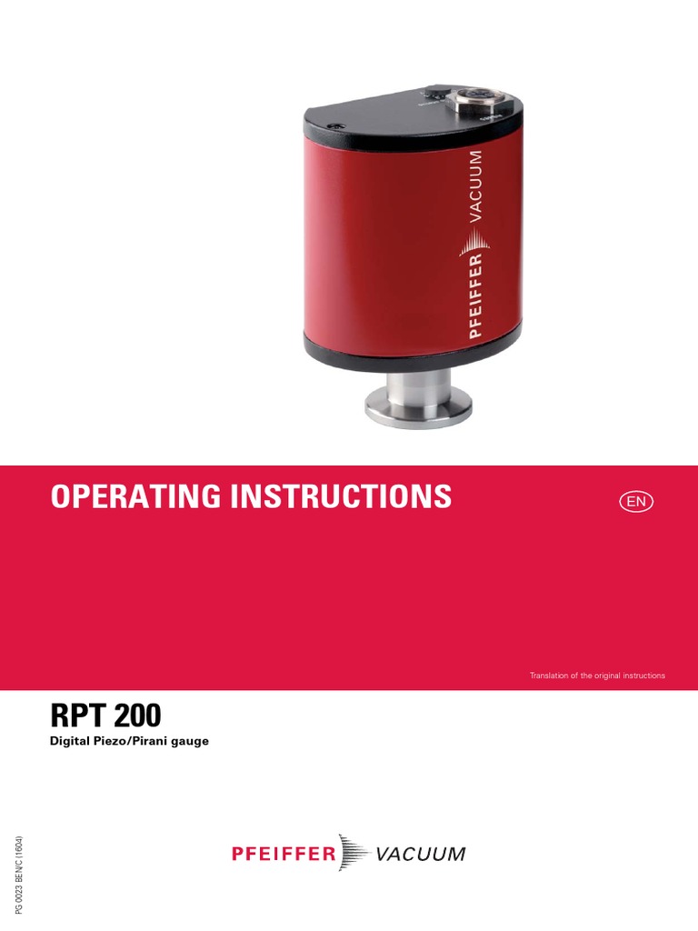 PFEIFFER HPT200ゲージ（Pfeiffer Vacuum Online Shop）