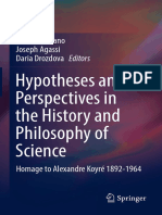 PISANO, AGASSI, DROZDOVA - Hypotheses and Perspectives in The History and Philosophy of Science - Homage To Alexandre Koyré
