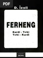 Download Ferheng Kurdi Tirki Tirki Kurdi by Ahmet Alis SN56803845 doc pdf