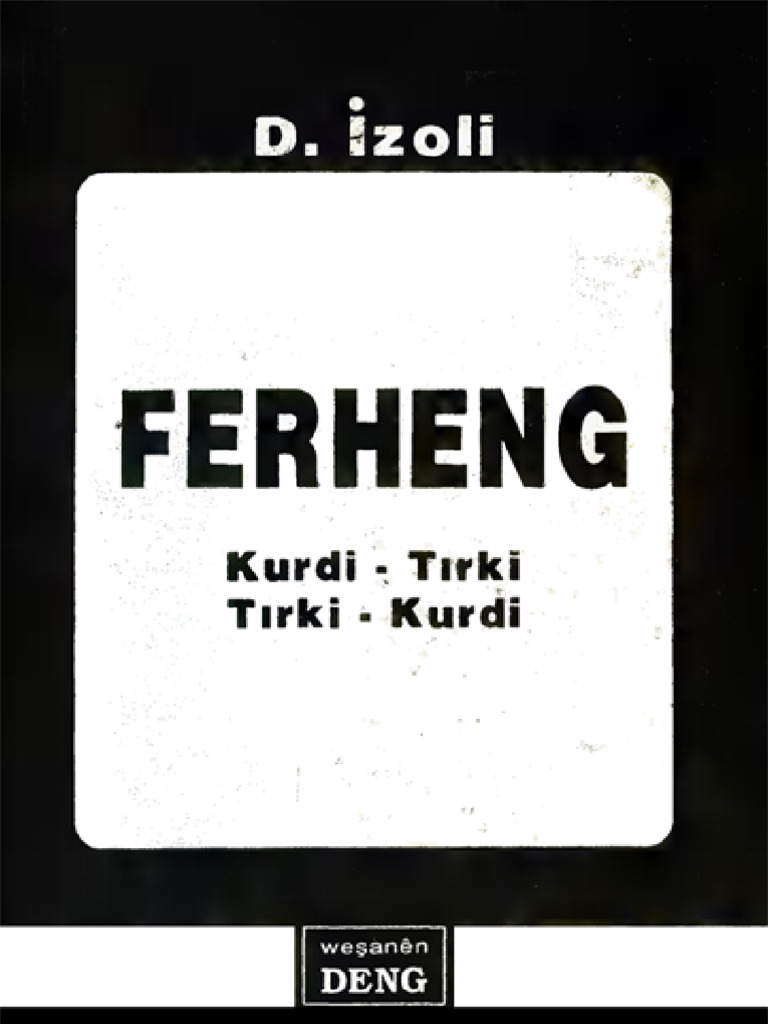 Ferheng Kurdi Tirki Tirki Kurdi