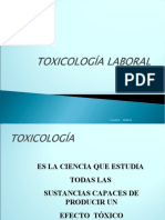 Toxicología Laboral - I