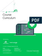 Python Course Curriculum Overview