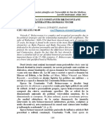 Imaginea Lui Constantin Brâncoveanu În Literatura Română Veche