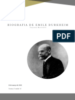 Biografia de Emile Durkheim