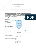 Evaporador concentra solución orgánica desde 5% a 50% con 4536 kg/h de agua evaporada