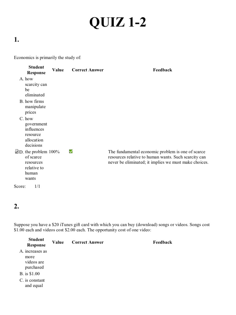 Quiz 1 5 Supply And Demand Inflation