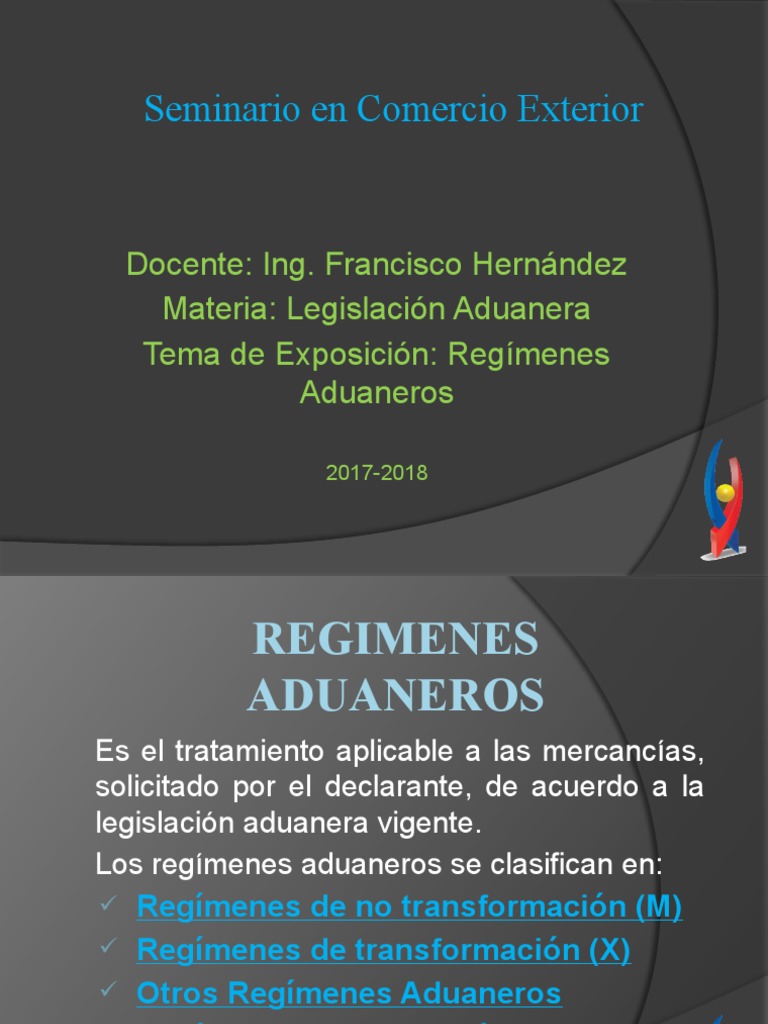 Regímenes Aduaneros en Ecuador | PDF | aduana | Arancel