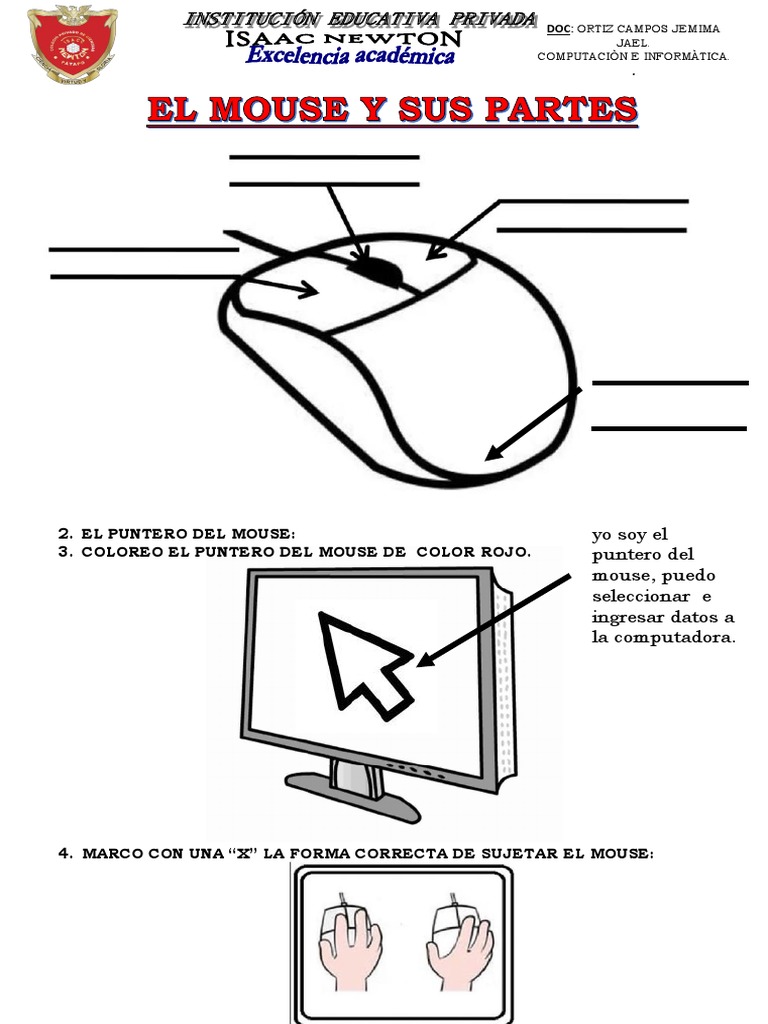 Partes del Mouse para Niños | PDF
