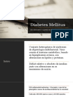Diabetes Mellitus: Dr. Eduardo Carreon Suarez Del Real