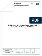 JLR Robot Standard Rules For Abb Robots v1.8 Jlr-Mees-Rf-62-009