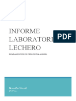 Informe Laboratorio Lechero