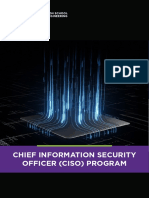 Chief Information Security Officer Program Brochure