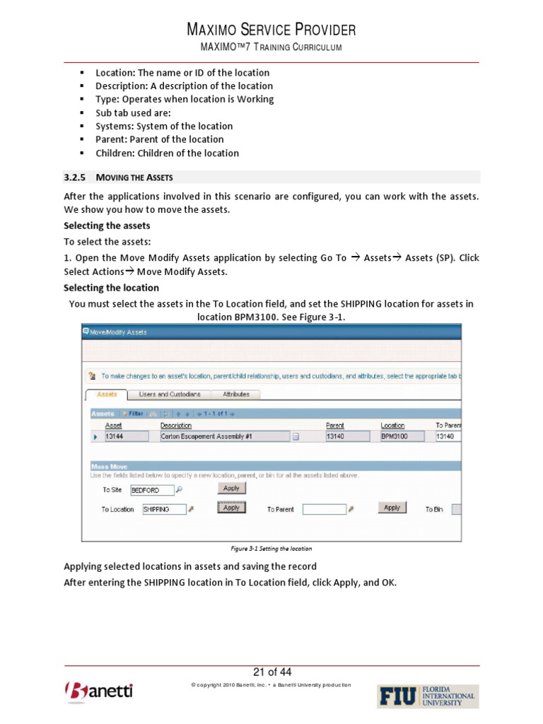 Aximo Ervice Rovider: Maximo™ 7 T C | PDF | Information Technology ...
