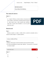 2010 - Volume 1 - Caderno do Aluno - Ensino Médio - 1ª Série - Língua Portuguesa