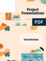 Project Presentations: Pleasantview Book Club