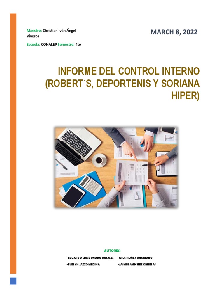 Informe de Control Interno 2022 | PDF | Auditoría | Business