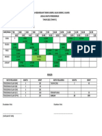 Jadual Waktu Persendirian 2022 Kak Norliah