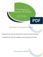 Promoção da Saúde Psicologia