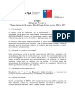 Bases Concurso Nacional Reportajes de Grandes Cientificas