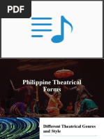 Philippine Theaters | PDF | Philippines | Performing Arts