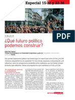 15-M y 22-M. Qué futuro político podemos construir