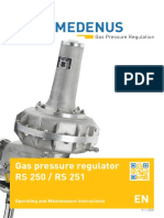 Gas Pressure Regulator RS 250 / RS 251: Operating and Maintenance Instructions