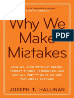 Why We Make Mistakes by Joseph T. Hallinan - Excerpt