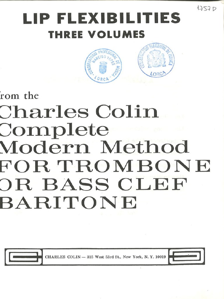 Charles Colin - Lip Flexibilities | PDF