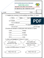 Examen Mensual y Bimestral 2022