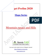 Mountain Ranges Hills in India