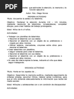 Estrategias:actividades Que Estimulen La Atención, La Memoria y La Función Ejecutiva