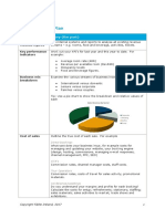 Strategic Sales Plan Sample