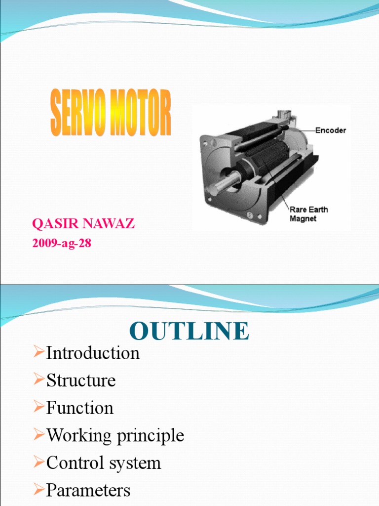 An Overview of Servo Motors Their Structure, Function, Working