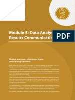 Module 5: Data Analysis and Results Communication