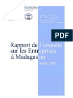 Rapport de l'enquête sur les Entreprises à Madagascar 2005 (INSTAT- 2006)