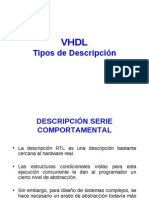 VHDL - Descripción Serie Comportamental