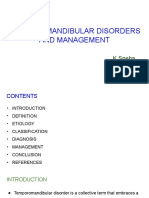 Temporomandibular Disorders and Management