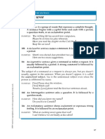 Grammar, Chapter 10 The Sentence