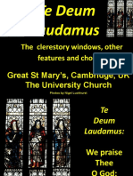 Te Deum Laudamus: The Clerestory Windows, Other Features and Choir of