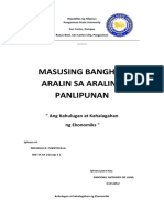 Masusing Banghay Aralin Sa Araling Panlipun (Michellefuenfecilla) Bse-Ss 4a