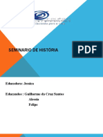 Seminario de História Colonização Da Europa e Colonização Espanhola