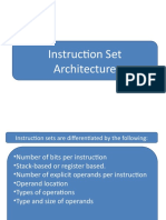 lecture2 Instruction Set Architecture