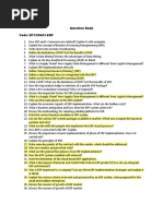 ERP System Quiz Questions and Answers | PDF | Enterprise Resource ...