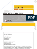 F8 Audit & Assurance Key Notes